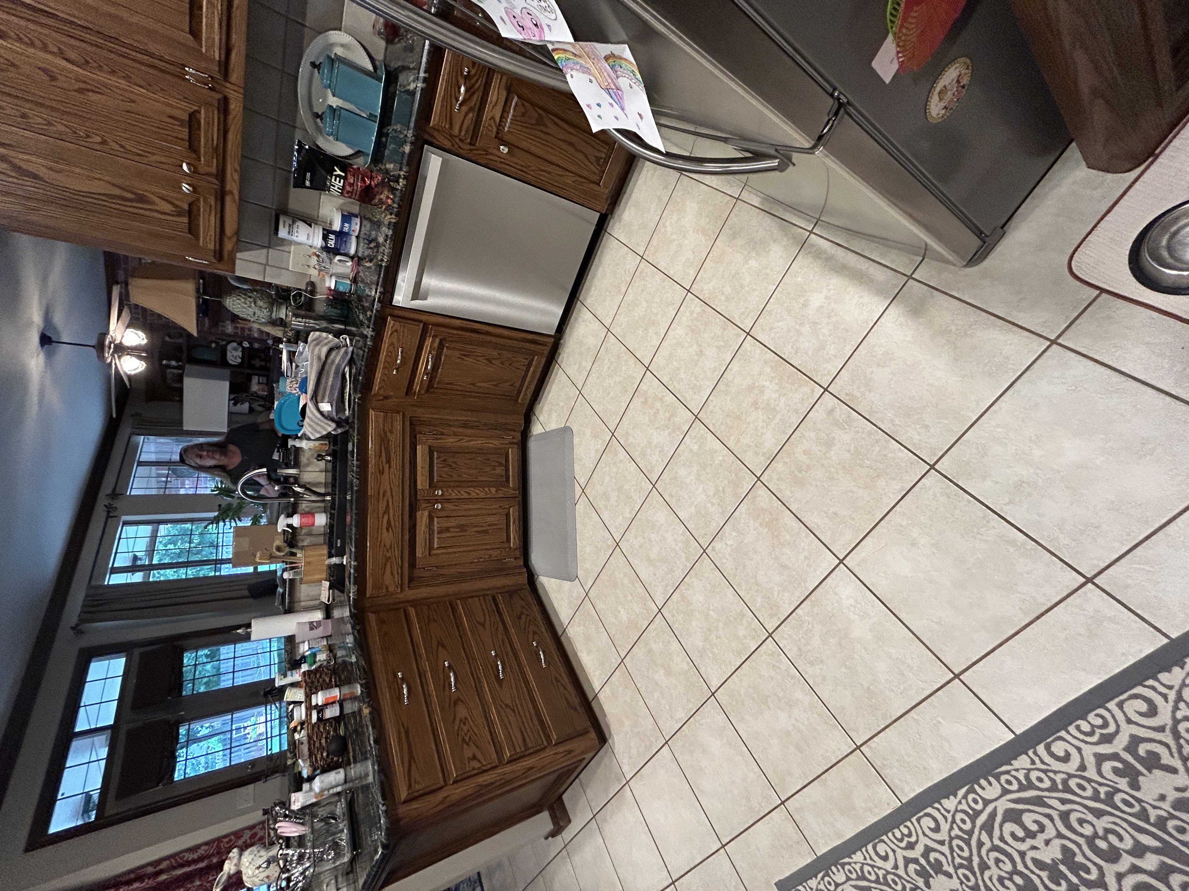 Kitchen cabinet before