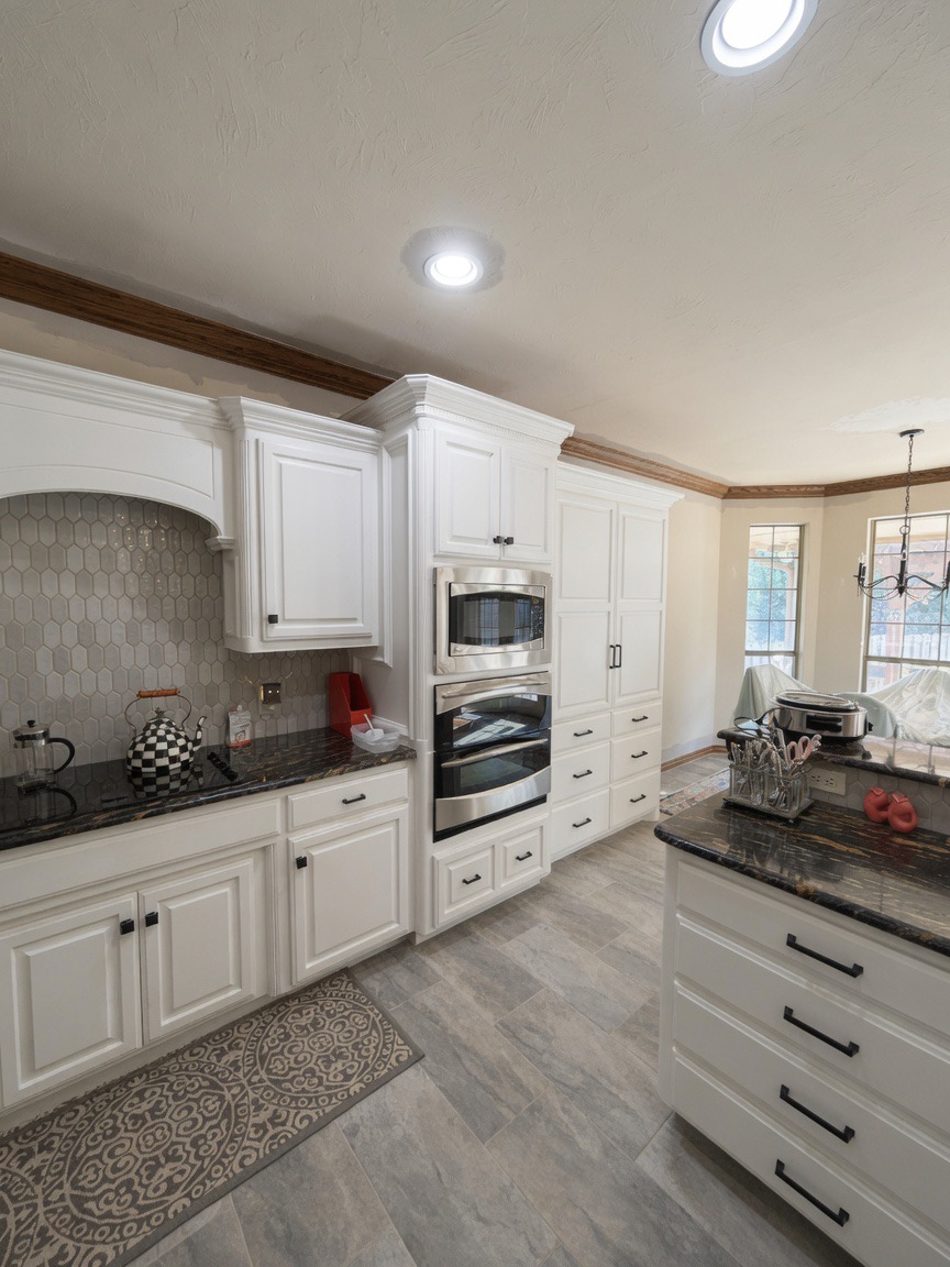 Kitchen cabinet painting after