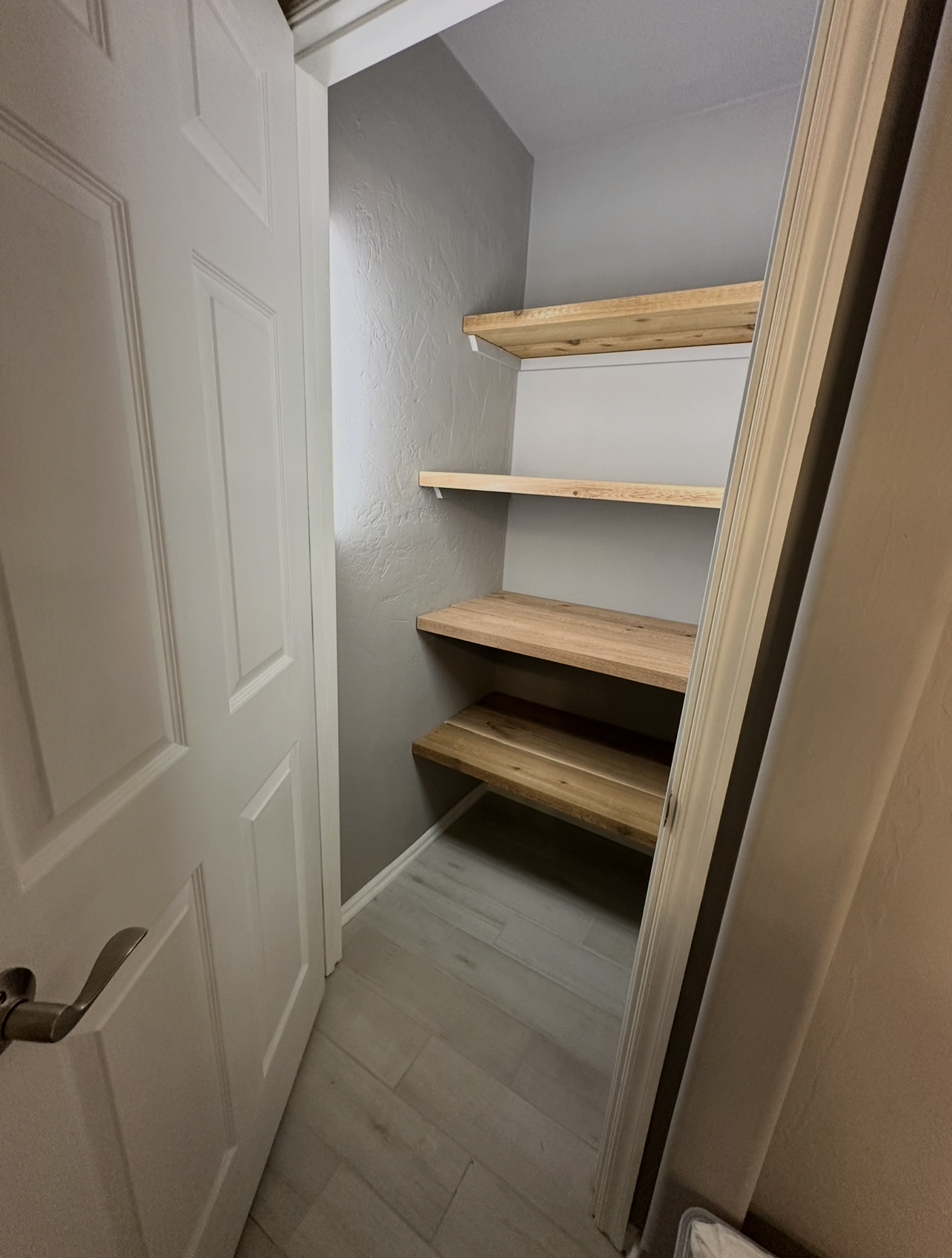 Closet after